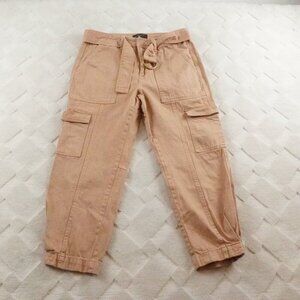 Banana Republic Cargo Utility Jeans Womens 6 Tan